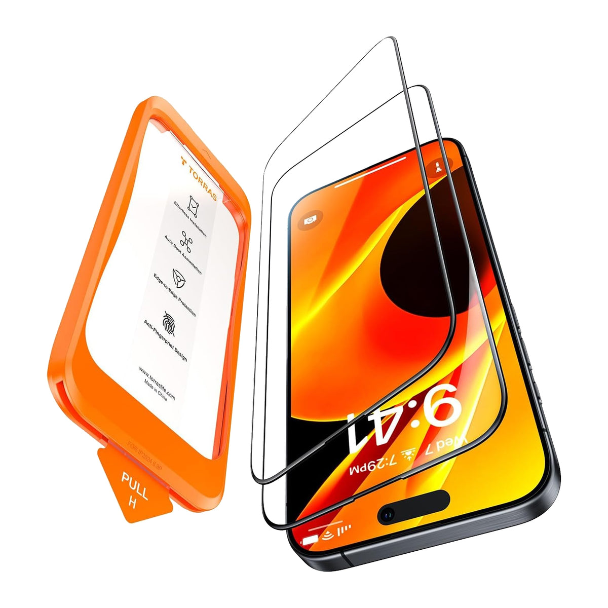GlassGo Screen Protector for iPhone 15 Pro