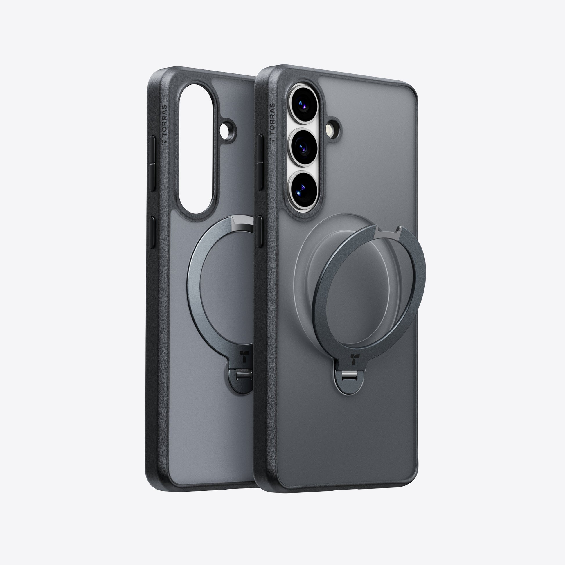 TORRAS Ostand Q3 Spin cases for Samsung S26+ with 360 magnetic ring stand