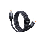 Black braided NeoCable 60W USB-C charging cable
