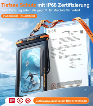 TORRAS IP68 Waterproof Mobile Phone Case