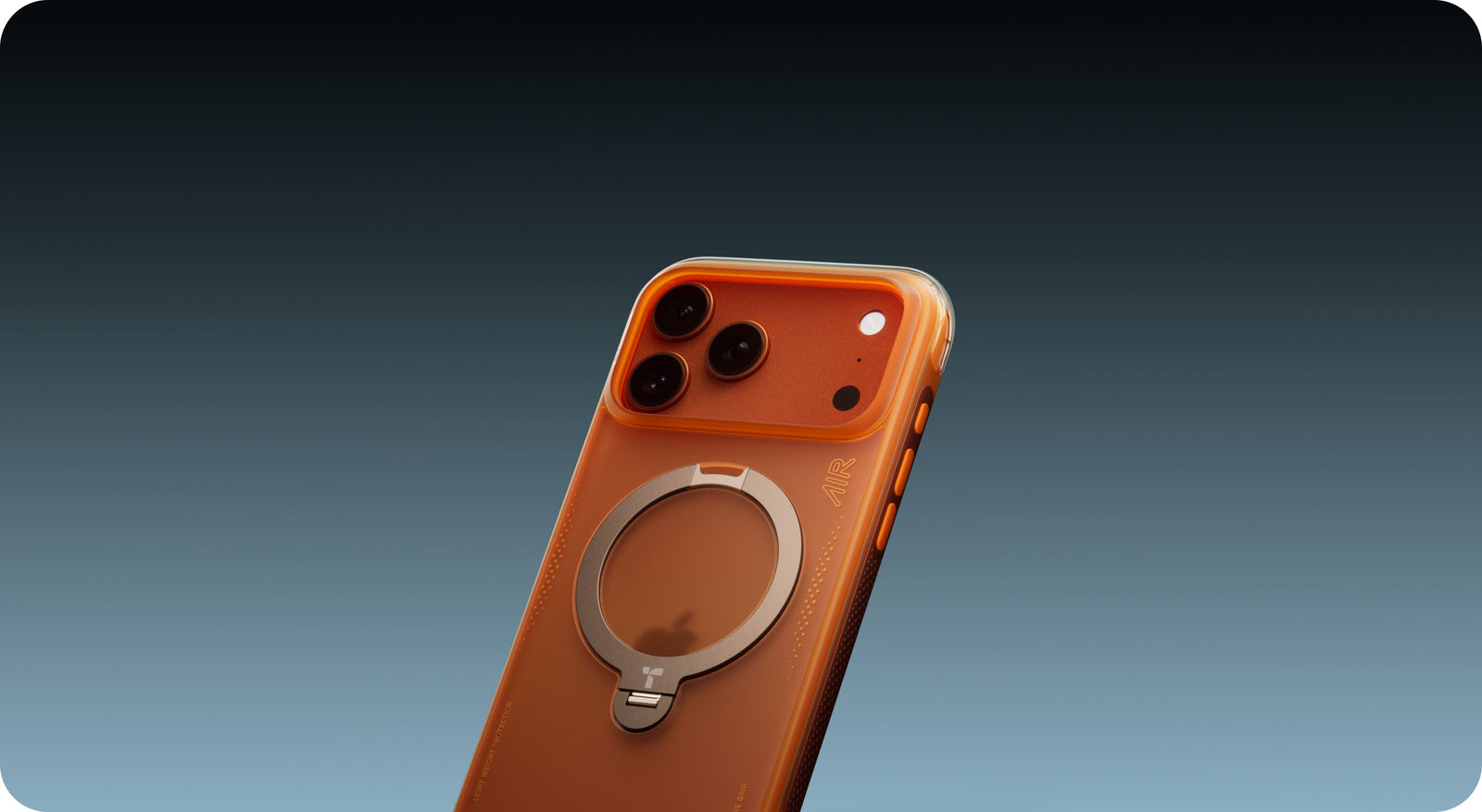 Flat Stand, effortless grip.