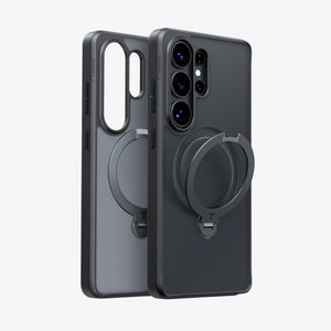 Schwarze Ostand Q3 Spin Handyhülle für Samsung S26 Ultra