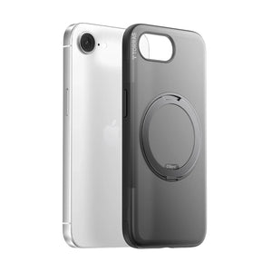 iPhone 16e/17e Hüllen in Weiß und Rauchgrau mit Ringständer
