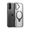 Ostand Q3 Spin for iPhone 16 Plus - Obsidian Black